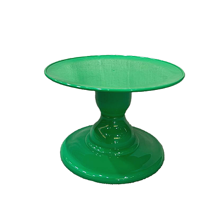 Prato Mosaico Pé Simples Só Boleiras 14,5X22 Verde Limão