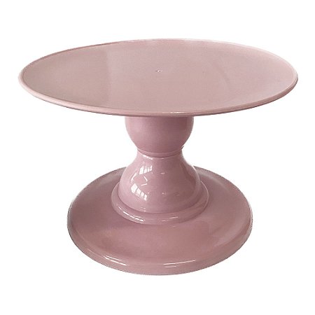 Prato Mosaico Pé Simples Só Boleiras 14,5X22 Rose