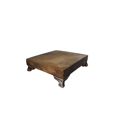 BANDEJA RUSTICA QUADRADA PE MENOR 12X12