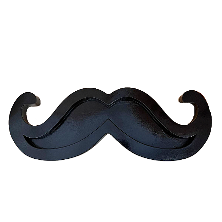 BIGODE MDF PRETO