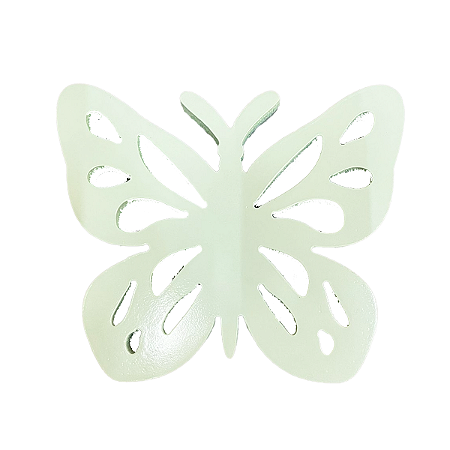 BORBOLETA FRICOTE MDF GRANDE VERDE CANDY