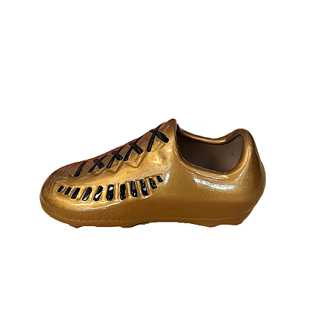 CHUTEIRA CERAMICA DOURADO E PRETO