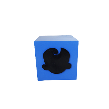 Cubo Mdf Mini Chefe 10x10 Decorativo Festa