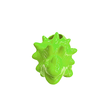 DINOSSAURO CERAMICA MOD 2 VERDE LIMAO