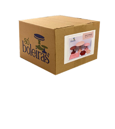 Kit Comemore 5 Só Boleiras 5 Pc Decoração Festa Aniversário