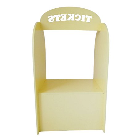 Tickets Amarelo Candy Decoração Festa Circo Bilheteria Mdf