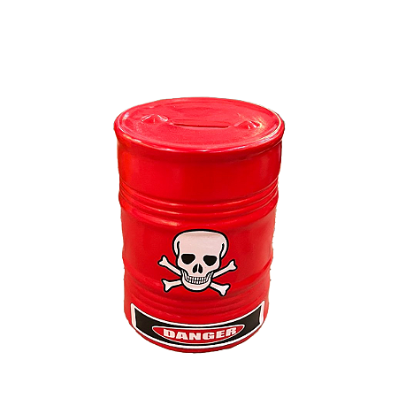 LATAO DANGER CERÂMICA VERMELHO