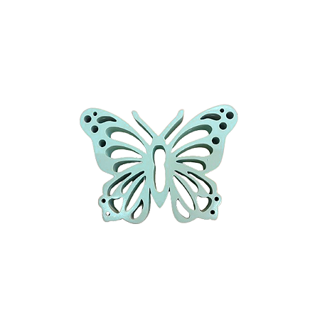 MINI BORBOLETA FRUFRU MDF VERDE CANDY