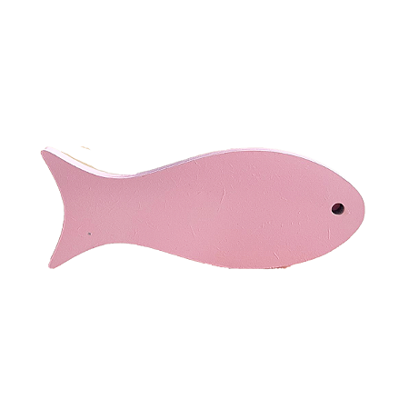 MINI PEIXE DE MDF ROSA BEBE