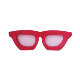 Óculos Mdf Grande Pink Decorativo Para Mesa Festa Temática