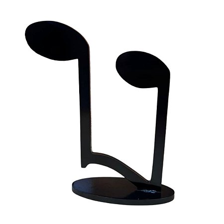 NOTA MUSICAL MODELO 2 PRETO MDF