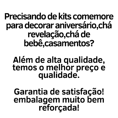KIT COMEMORE PREMIUM DOURADO