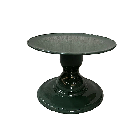 Prato Mosaico Pé Simples Só Boleiras 14,5X22 Verde Musgo