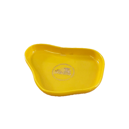 Bandeja Orgânica Só Boleiras 130 Amarelo Gema Decorativa