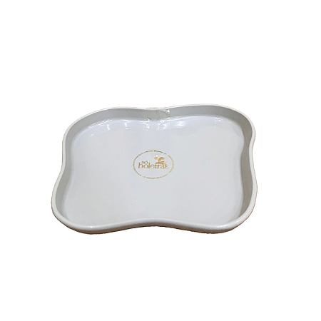 Bandeja Orgânica Só Boleiras 180 Cinza Decorativa Para Festa