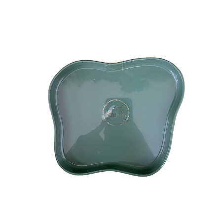 Bandeja Orgânica Só Boleiras 180 Verde Musgo Decorativa
