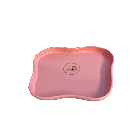 Bandeja Orgânica Só Boleiras 180 Rose Decorativa Para Festa