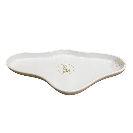 Bandeja Orgânica Branco 250 Decorativa Festas Só Boleiras