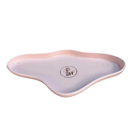 Bandeja Orgânica Rosa Claro 250 Decorar Festas Só Boleiras