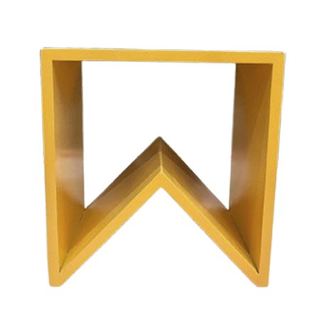 Nicho Vintage Bandeirola Amarelo Festa Junina MDF