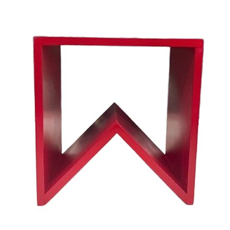 Nicho Vintage Bandeirola Vermelho Festa Junina MDF