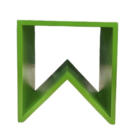 Nicho Vintage Bandeirola Verde Limão Festa Junina MDF