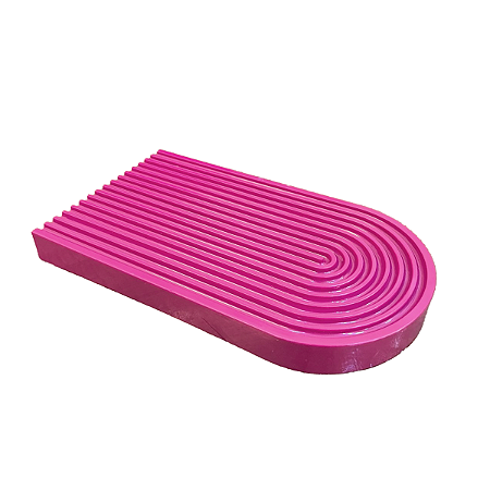 Bandeja Arco Decorativa Para Festa Só Boleiras 22x12 Fucsia