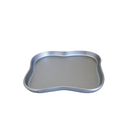 Bandeja Orgânica Só Boleiras 180 Prata Decorativa Para Festa