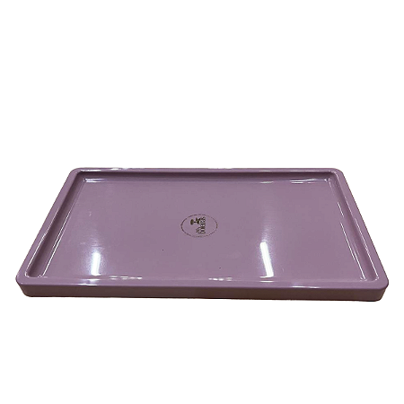 Bandeja Mosaico Retangular Festa Só Boleiras Lilás Chic