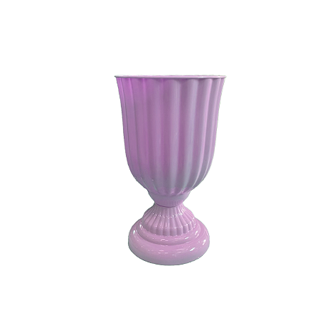 Vaso Plástico Dubai Pequeno Rosa Candy Decoração Flor Jardim