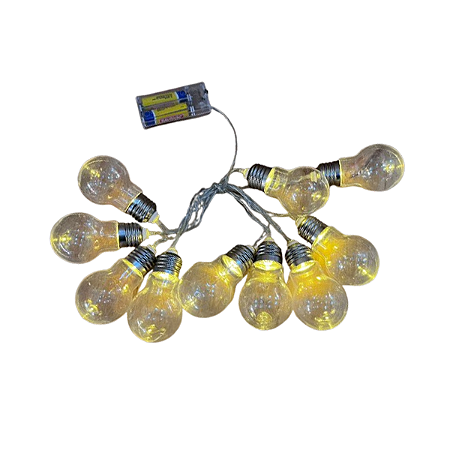 CORDAO LAMPADAS LED A PILHA