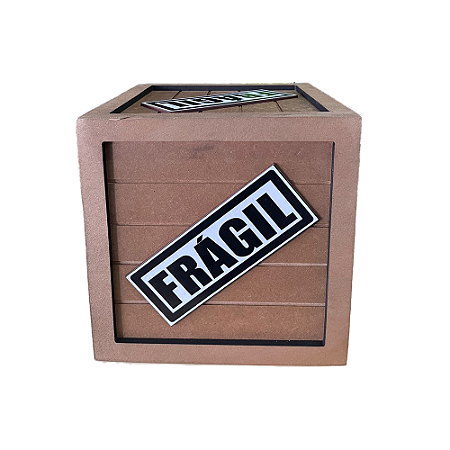CAIXOTE MDF FRAGIL