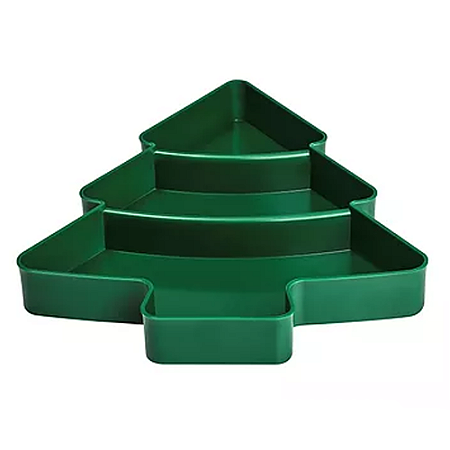 Petisqueira plastica arvore de natal verde