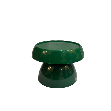 Boleira Cogumelo Pequena Prato Doces Só Boleiras Verde Folha