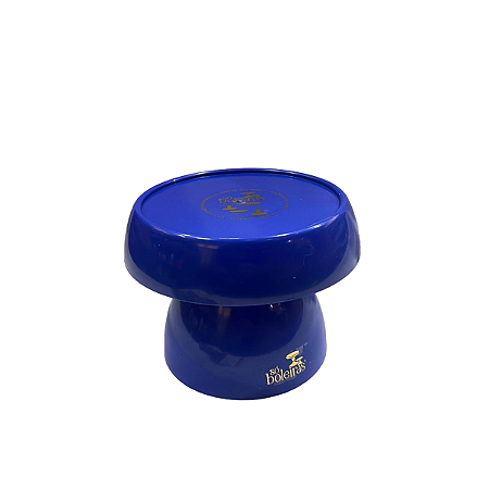 Boleira Cogumelo Pequena Prato Doces Só Boleiras Azul Bic