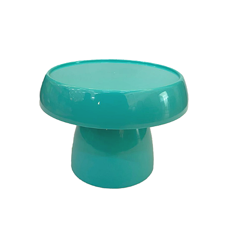 Boleira Cogumelo Média Prato Doces Só Boleiras Turquesa