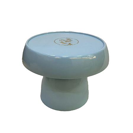 Boleira Cogumelo Média Prato Doces Só Boleiras Azul Bebê