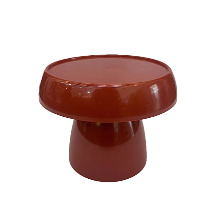 Boleira Cogumelo Média Prato Doces Só Boleiras Terracota