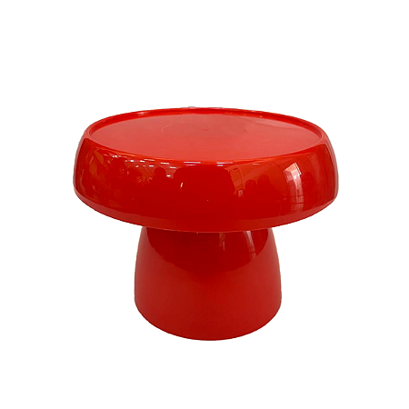 Boleira Cogumelo Média Prato Doces Só Boleiras Vermelho