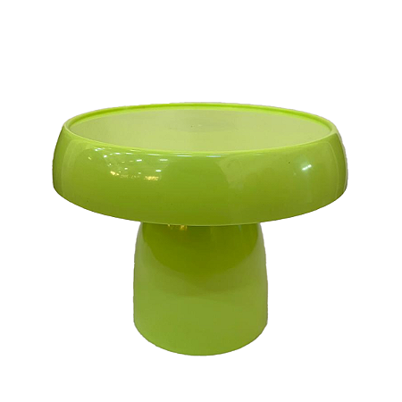 Boleira Cogumelo Grande Prato Doces Só Boleiras Verde Lima