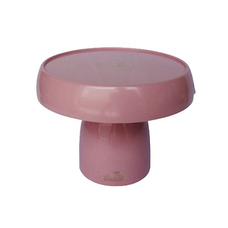 Boleira Cogumelo Grande Prato Doces Só Boleiras Rose