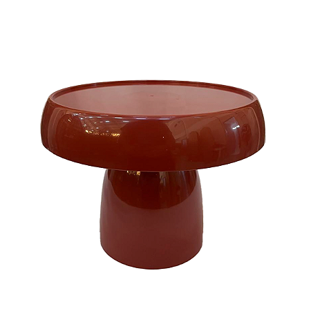 Boleira Cogumelo Grande Prato Doces Só Boleiras Terracota