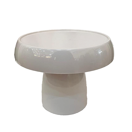 Boleira Cogumelo Grande Prato Doces Só Boleiras Off White