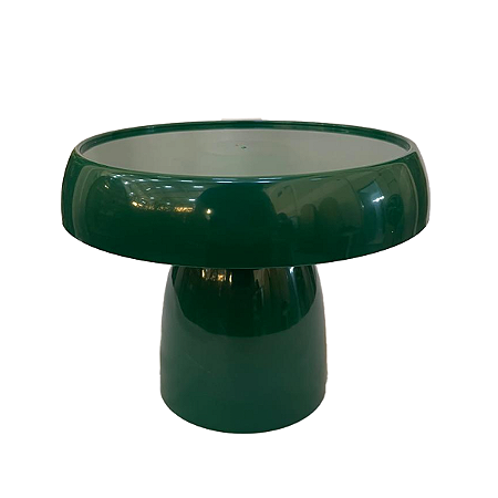 Boleira Cogumelo Grande Prato Doces Só Boleiras Verde Folha