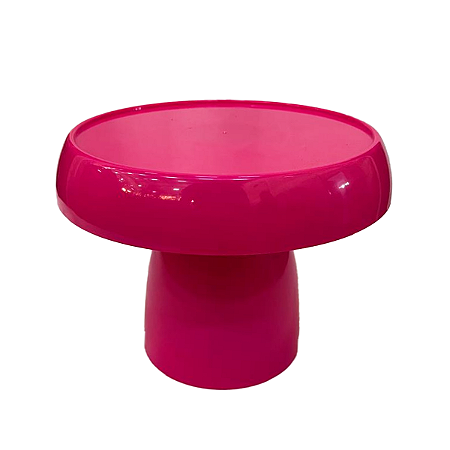 Boleira Cogumelo Grande Prato Doces Só Boleiras Pink