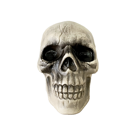 Caveira Plástica Decorativa Para Festa Temática Halloween