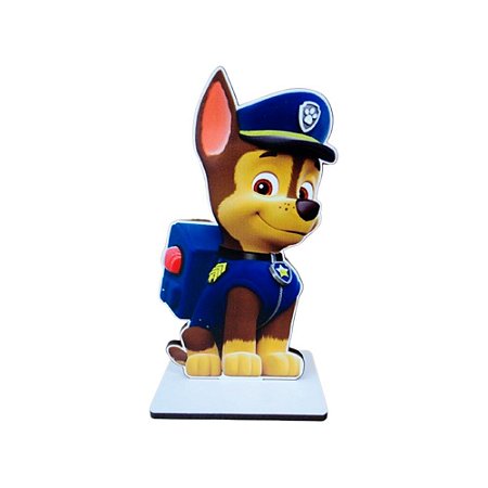 Display Adesivo Decorativo Cão Policial Cães Heróis Placa MDF