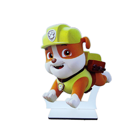 Display Adesivo Cão Bulldog Cães Heróis Decorativo Festa MDF