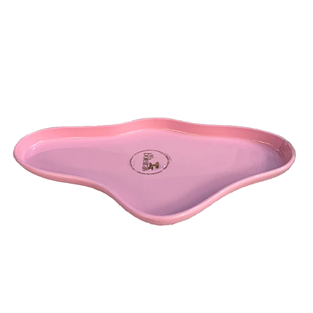 Bandeja Orgânica Rosa Bebê 250 Decoração Festas Só Boleiras