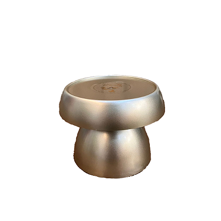 Boleira Cogumelo Pequena Prato Doces Só Boleiras Dourado